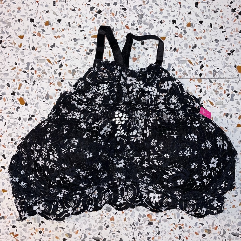 PINK Lace Push-Up Bralette